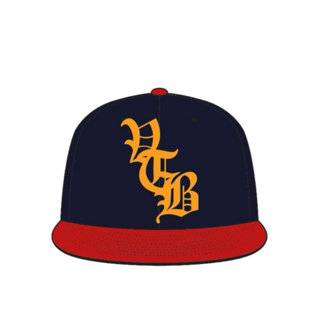 Fitted (Blue Red & Gold)