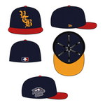 Fitted (Blue Red & Gold)