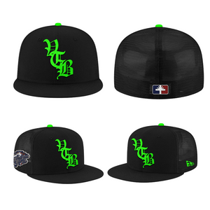 Fitted (Slime green & Black)